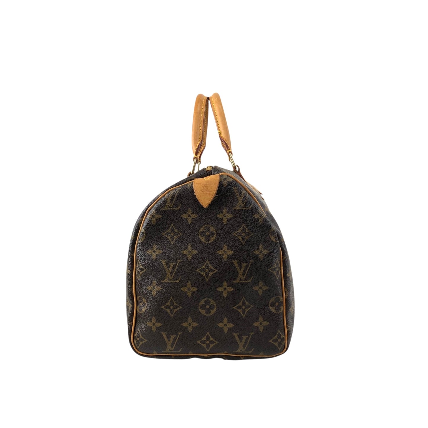 LOUIS VUITTON Monogram Small Boston bag Handbag BrownM41528  Vintage ejs7u6