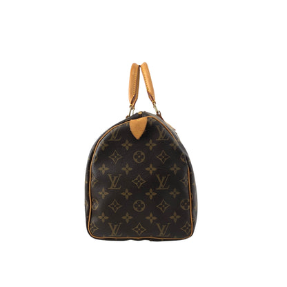 LOUIS VUITTON Monogram Small Boston bag Handbag BrownM41528  Vintage ejs7u6