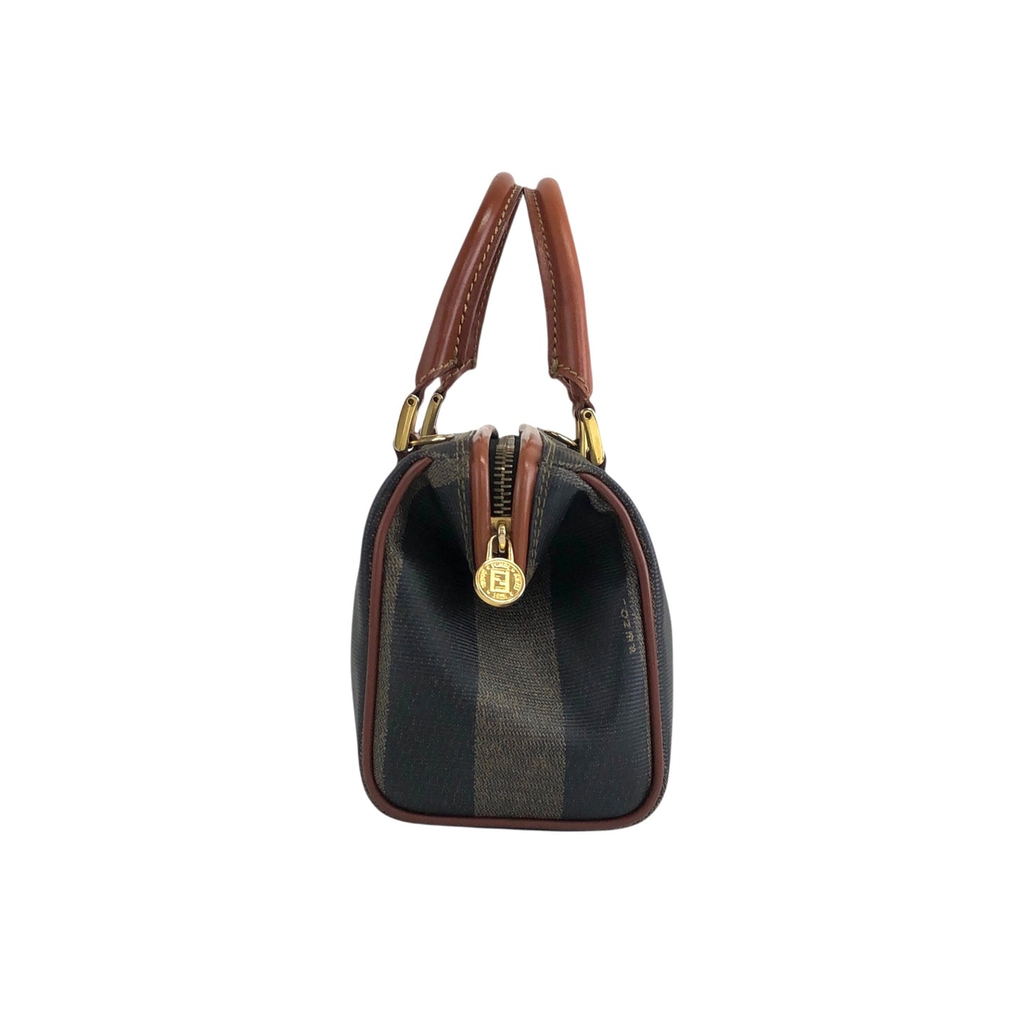 FENDI Pecan Two-way Small Boston bag Shoulder bag Brown Vintage wcnfzp