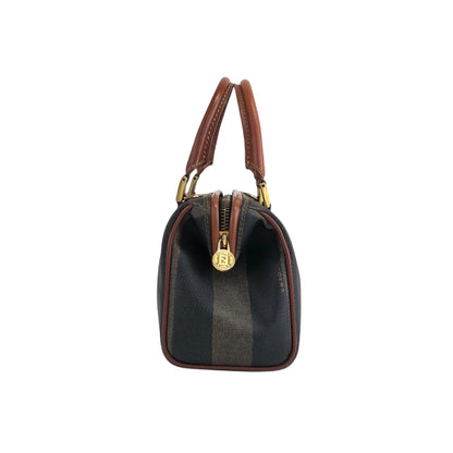 FENDI Pecan Two-way Small Boston bag Shoulder bag Brown Vintage wcnfzp