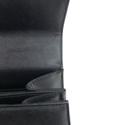 Salvatore Ferragamo Gancini Two-way Handbag Shoulder bag Black Vintage 67icsp