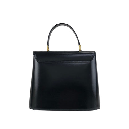 Yves Saint Laurent Top Handle Handbag Black Vintage fhj5dh