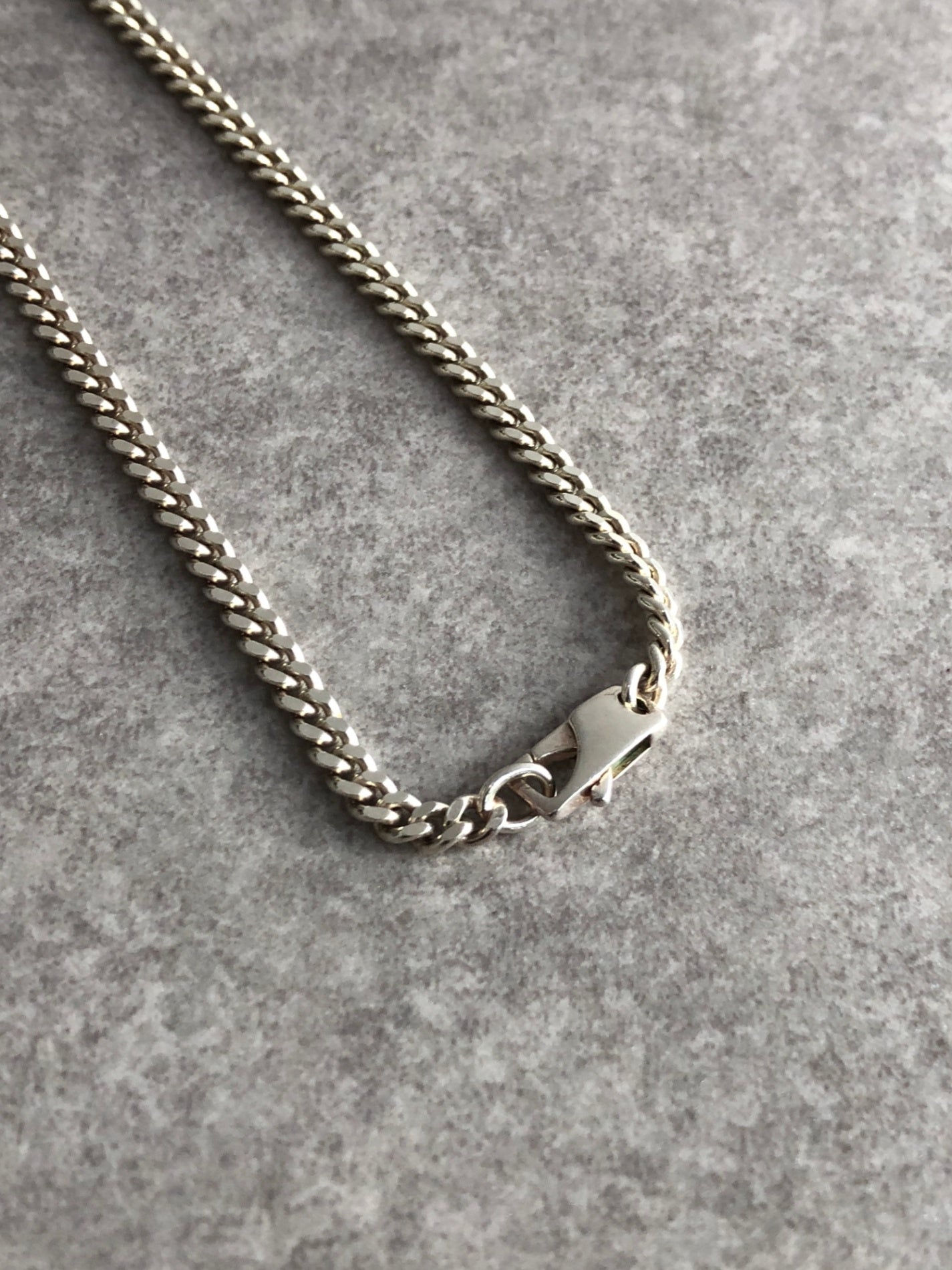 GUCCI Interlocking SILVER925 Necklace Silver Vintage xb5u2r