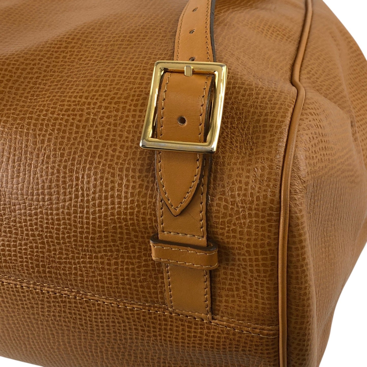 Christian Dior CD Logo Backpack Brown Vintage 43i8tp