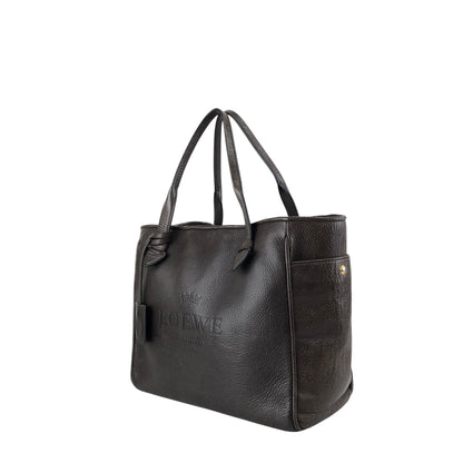 LOEWE Logo Totebag Brown Vintage ewpmv3