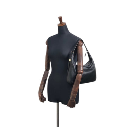 GUCCI Shoulder bag Hobobag Black Vintage 532brj