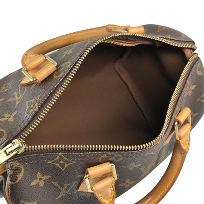 LOUIS VUITTON Monogram Handbag Brown Vintage vbsmgd