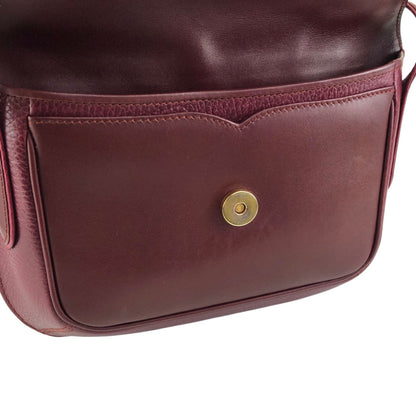 Cartier Flap Shoulder bag Bordeaux Vintage 63gc86