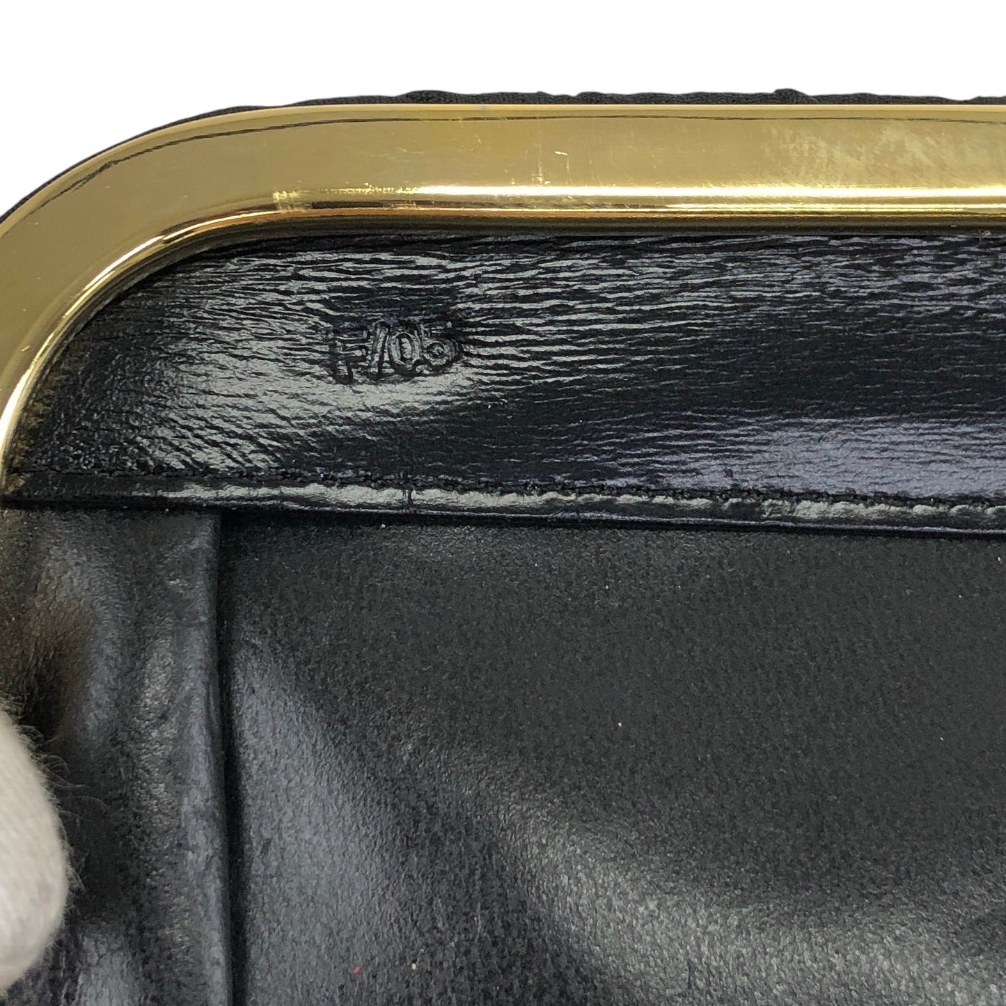CELINE Blason Chain Shoulder bag Black Vintage yx4igc
