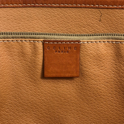 CELINE Macadam Blason Handbag Totebag Brown Vintage bz34wg