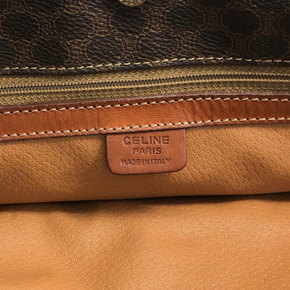 CELINE Macadam Shoulder bag Brown Vintage b3y87k