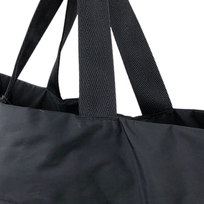 PRADA Tessuto Triangle Logo Handbag Black Vintage w5jss8