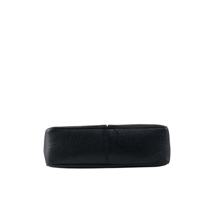CELINE Gancini Shoulder bag Black Vintage s3twv4