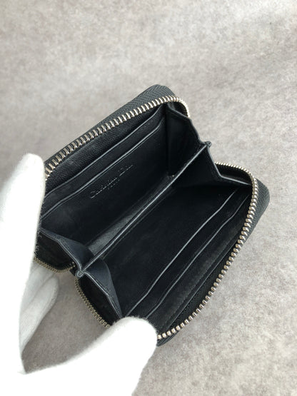 Christian Dior Cannage Coin Purse Black Vintage 6r5kjb