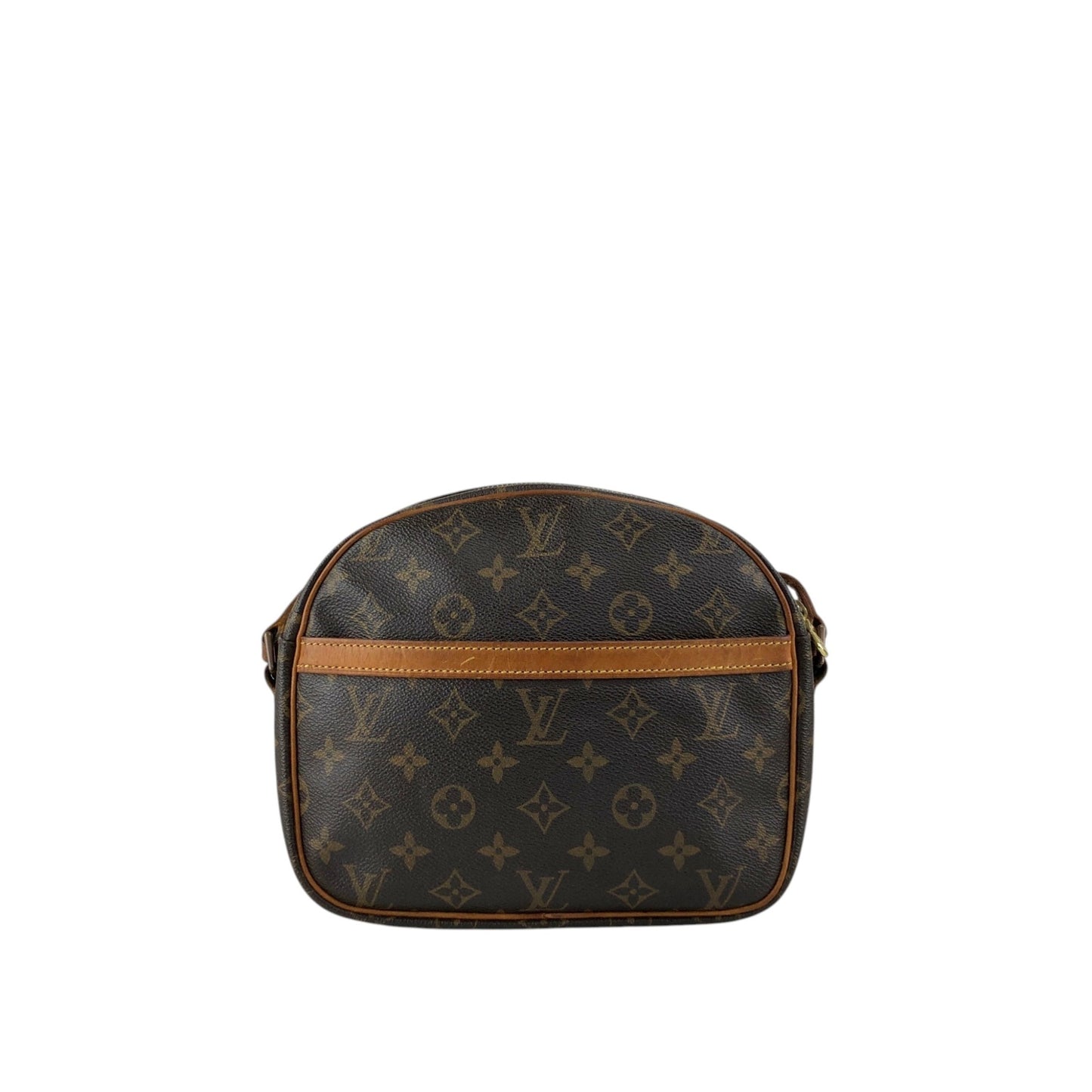 LOUIS VUITTON Monogram Shoulder bag Brown Vintage fywb25
