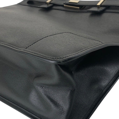 GUCCI Logo Handbag Black Vintage wmdsba