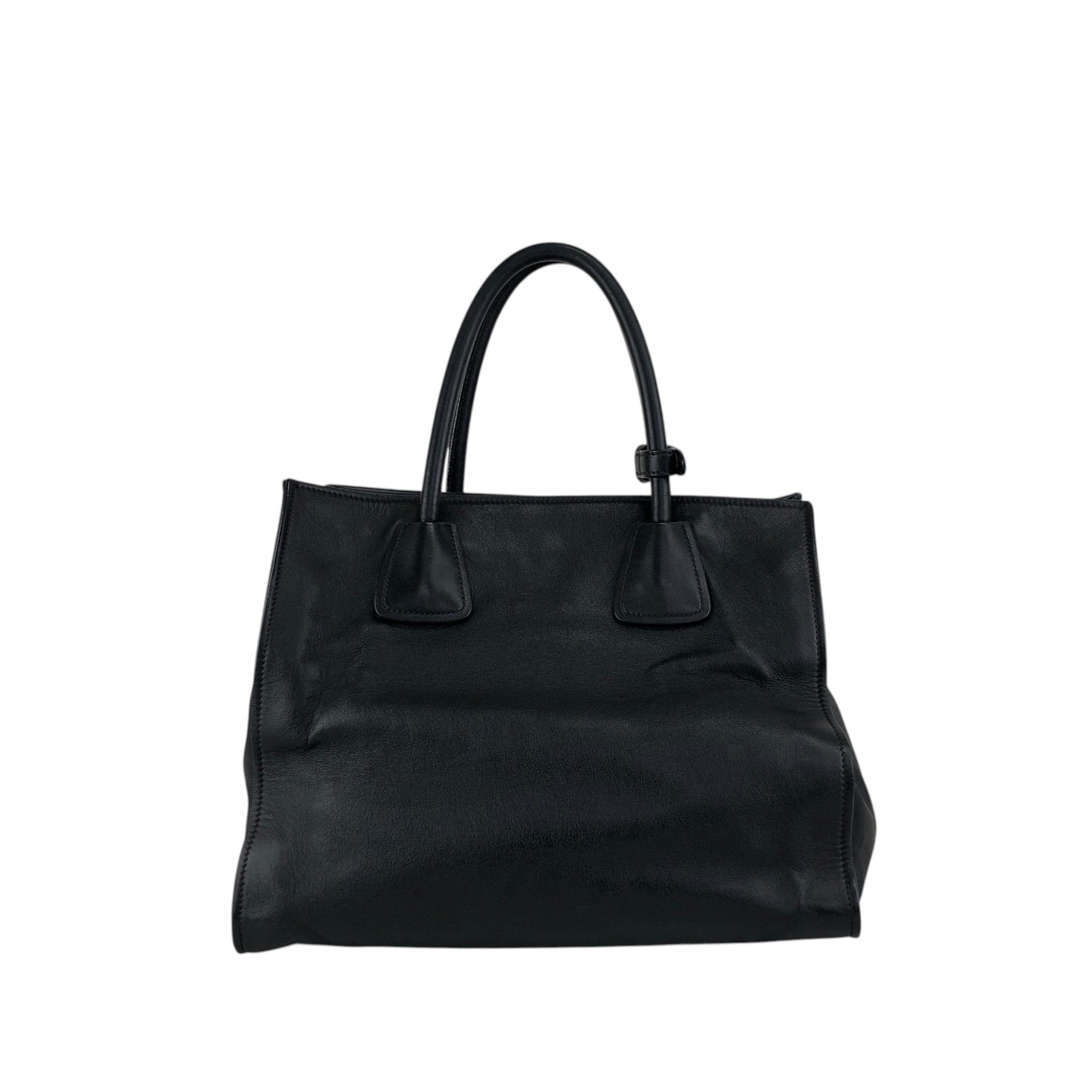 PRADA Triangle Logo Two-way Handbag Shoulder bag Black Vintage d2mxxu