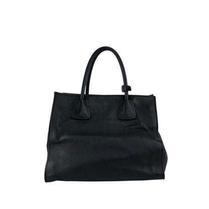 PRADA Triangle Logo Two-way Handbag Shoulder bag Black Vintage d2mxxu