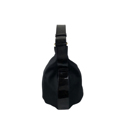 Salvatore Ferragamo Vala Ribbon Shoulder bag Black Vintage xwnsuw