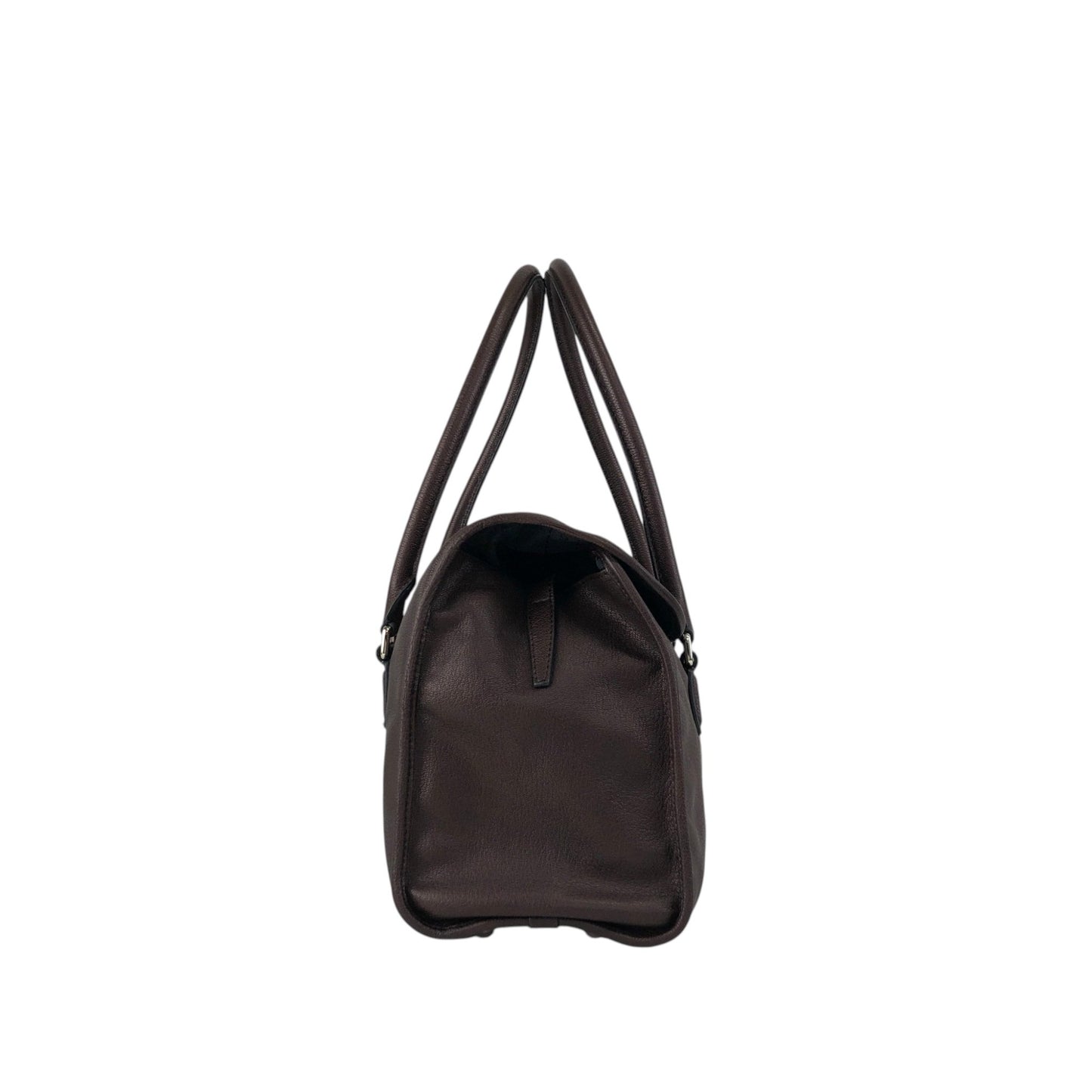 LOEWE Alamo Anagram Handbag Totebag Brown Vintage 6gpe63