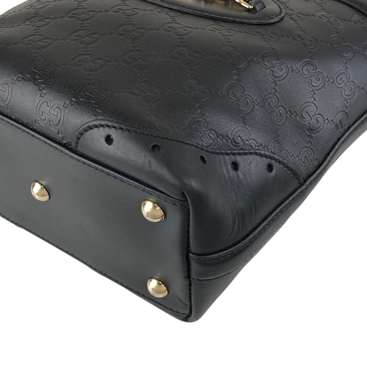 GUCCI Totebag Black 145994 Vintage gfpgkn