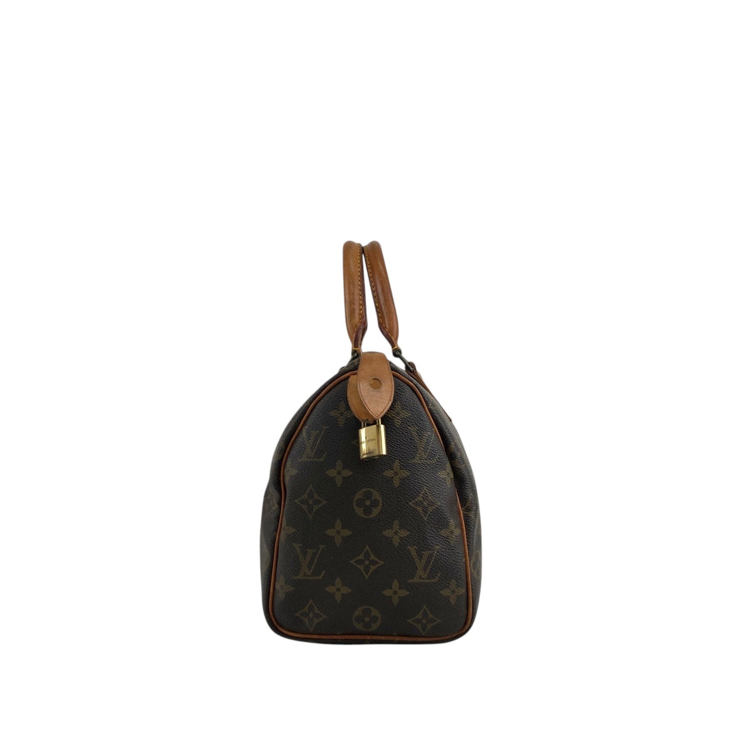 LOUIS VUITTON Monogram Small Boston bag Handbag Brown M41528 Vintage ddzcpj