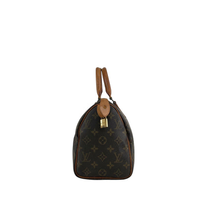LOUIS VUITTON Monogram Small Boston bag Handbag Brown M41528 Vintage ddzcpj