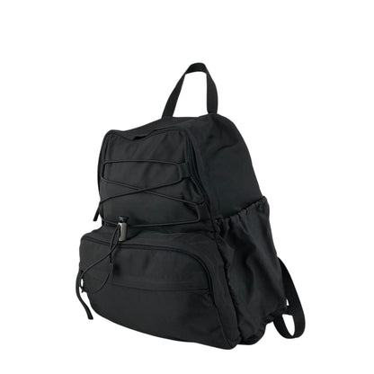 PRADA Tessuto Triangle Logo Backpack Black Vintage 8a5c5r