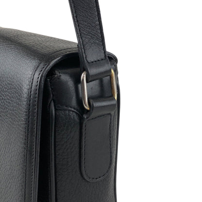 CELINE Blason Shoulder bag Black Vintage ted3ve