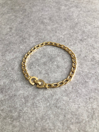 Christian Dior Bracelet Gold Vintage z4nt73
