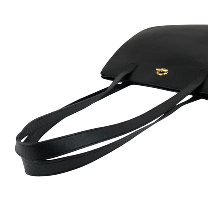 CELINE Toggle Clasp Handbag Totebag Black Vintage vaw4nd