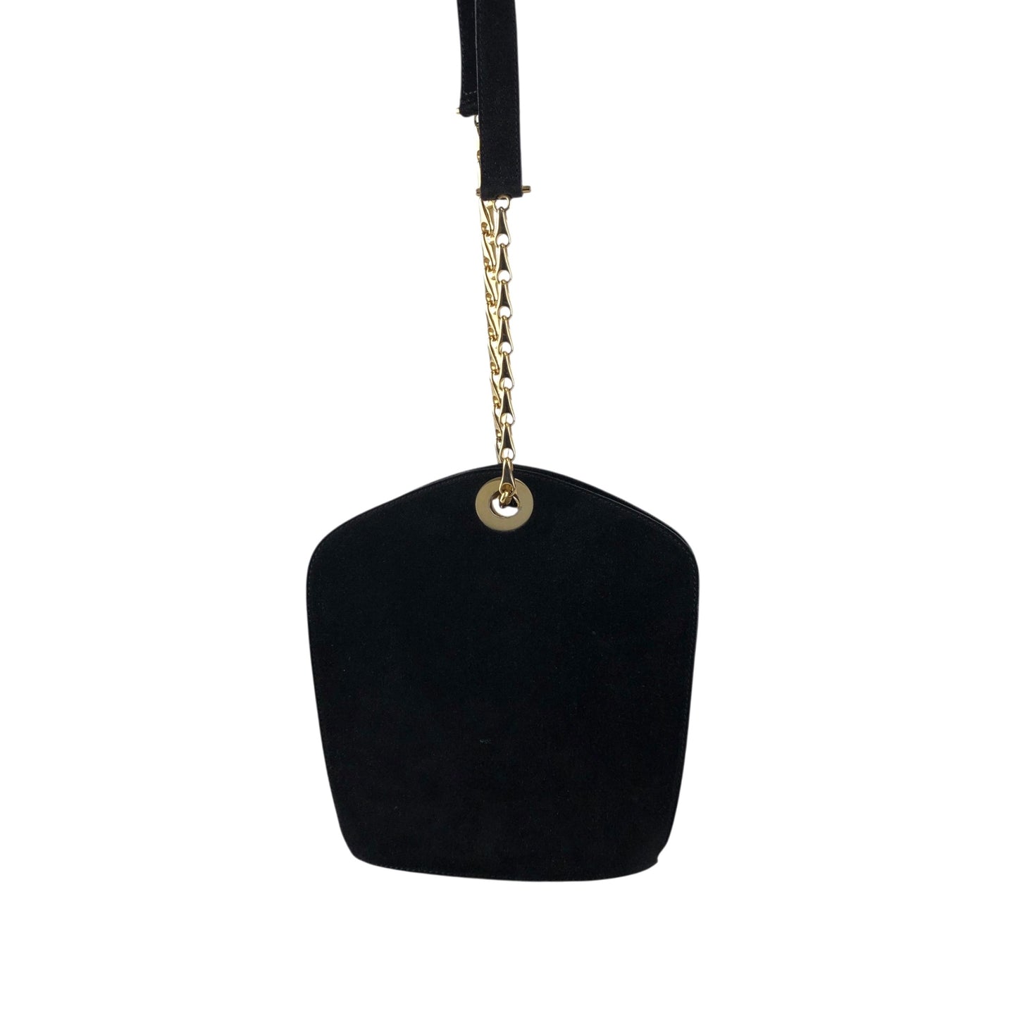 CELINE Chain Shoulder bag Black Vintage a7wb8n