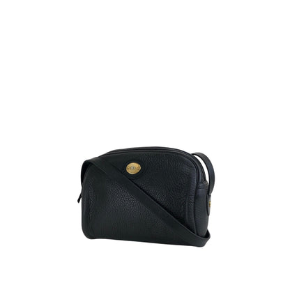 Christian Dior CD Logo Shoulder bag Black Vintage uh6gdz