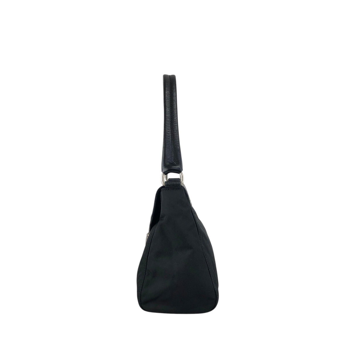 PRADA Push lock Shoulder bag Black Vintage vyves6