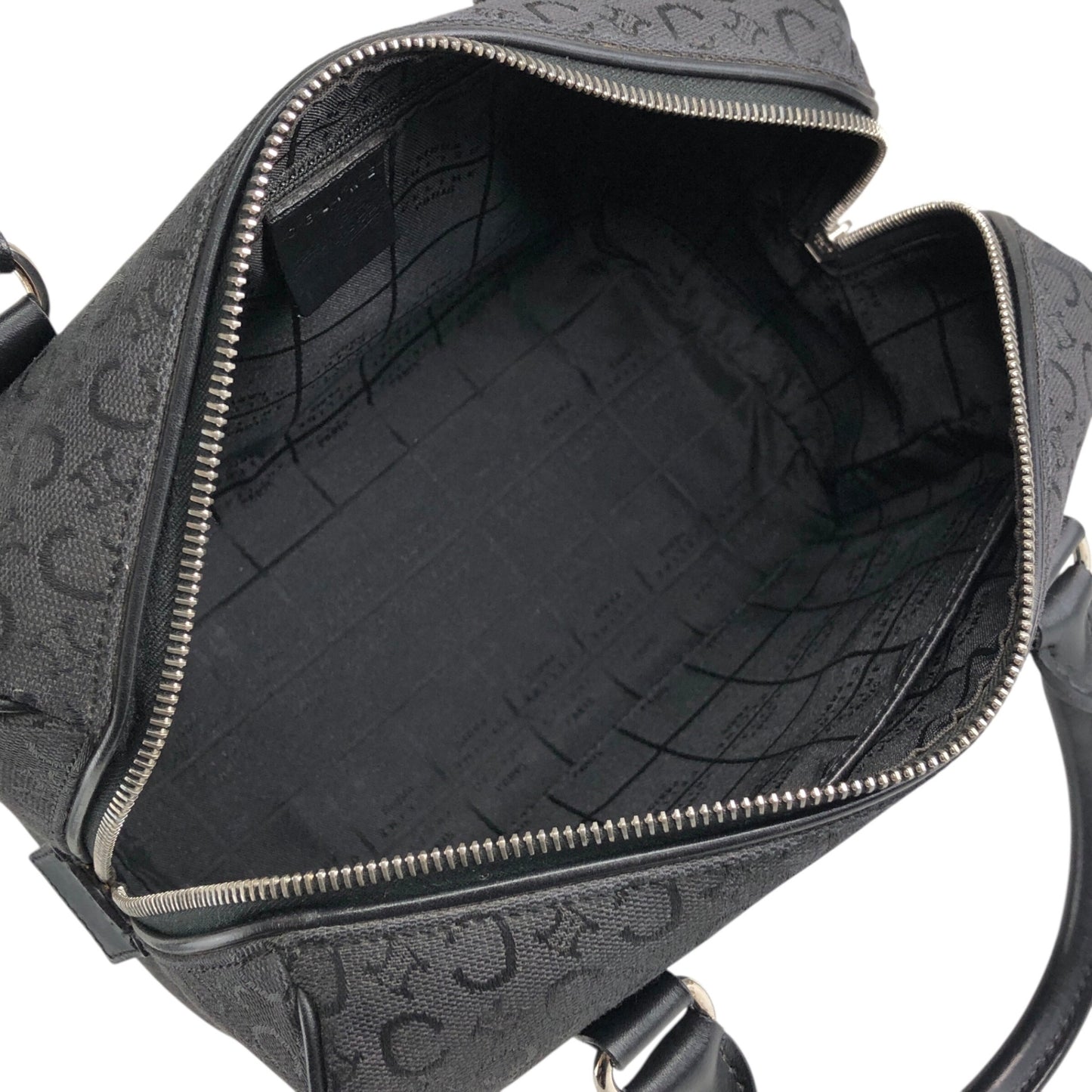 CELINE Small Boston bag Handbag Black Vintage w8thgk