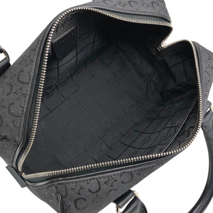 CELINE Small Boston bag Handbag Black Vintage w8thgk