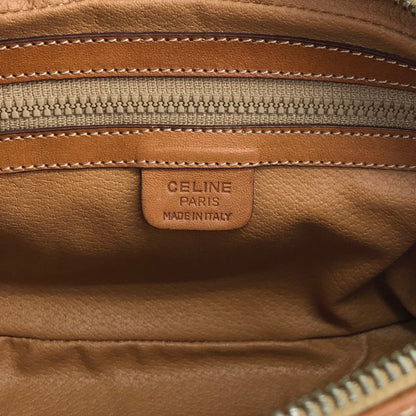 CELINE Macadam Blason Shoulder bag Brown Vintage f2gsiu