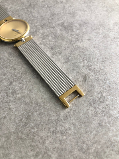 Christian Dior Logo Quartz Watch Silver 3026 Vintage sxevgu
