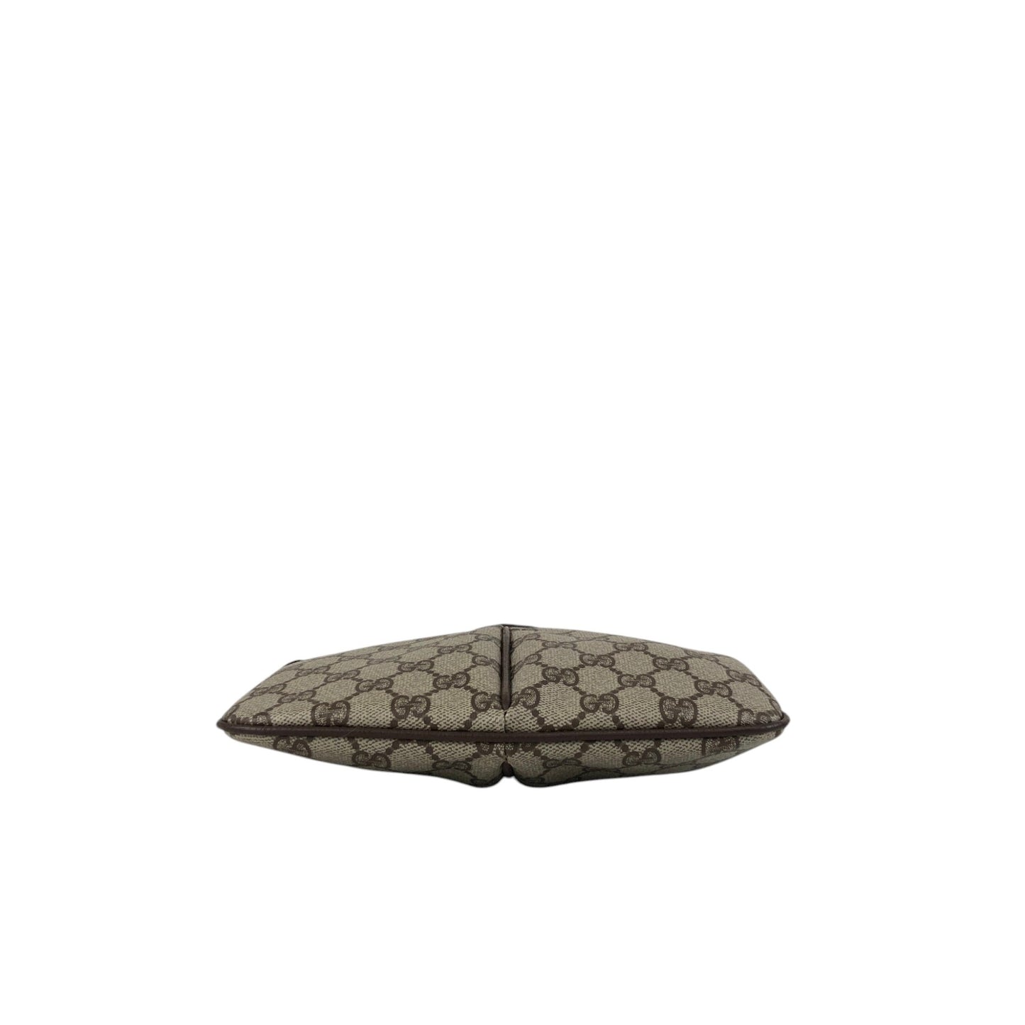 GUCCI Sherry Line GG Logo Shoulder bag Brown Vintage xif7sk