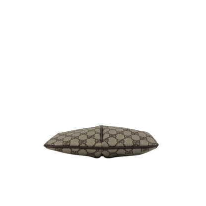 GUCCI Sherry Line GG Logo Shoulder bag Brown Vintage xif7sk