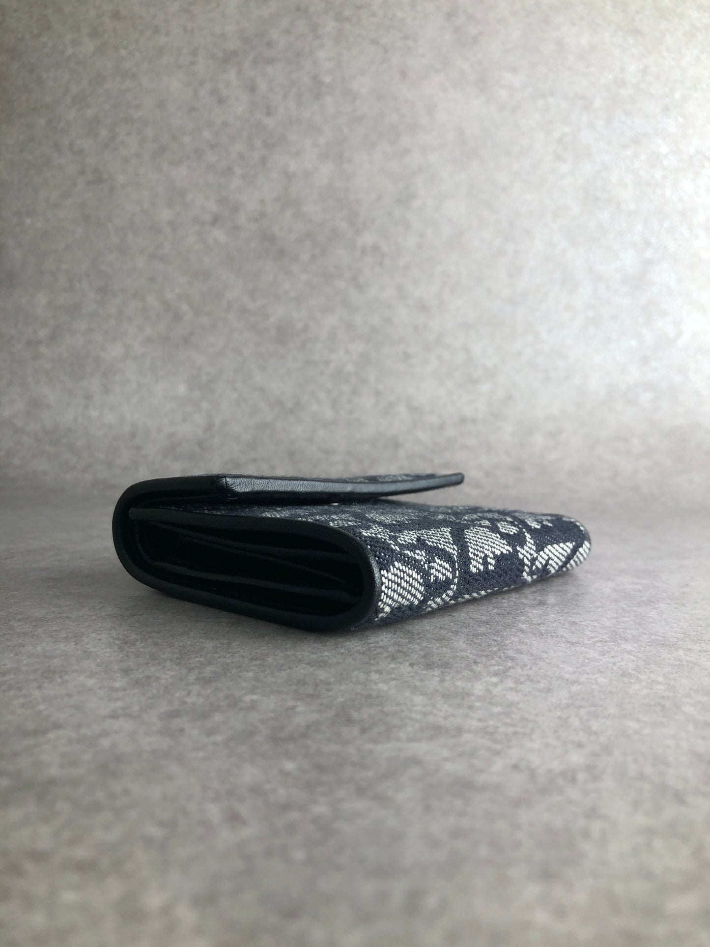 Christian Dior Trotter 折疊錢包 海軍藍 復古 azkkb6