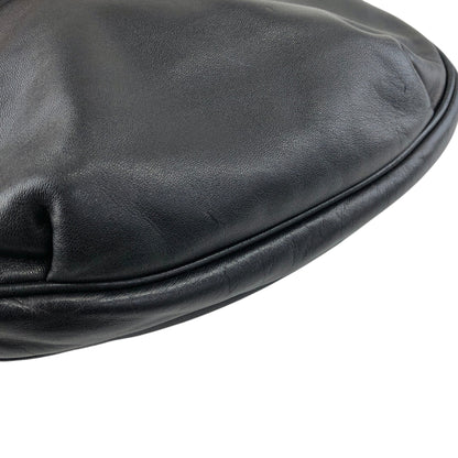 LOEWE Anagram Chain Shoulder bag Black Vintage nver62