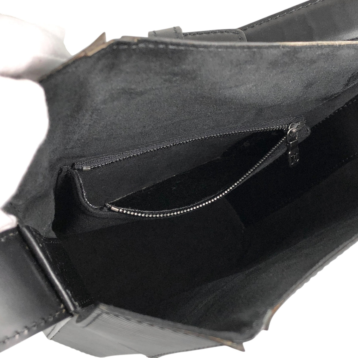 LOUIS VUITTON Epi Shoulder bag Black M80161 Vintage 83uzxd