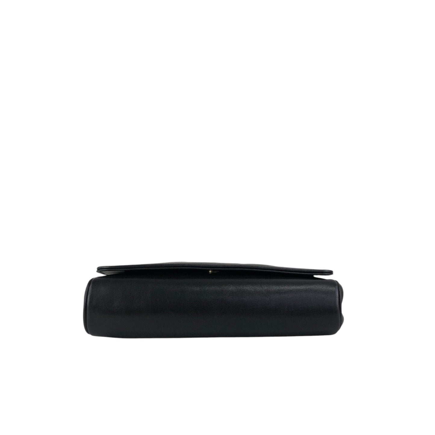 CELINE Blason Shoulder bag Black Vintage tuhbjd