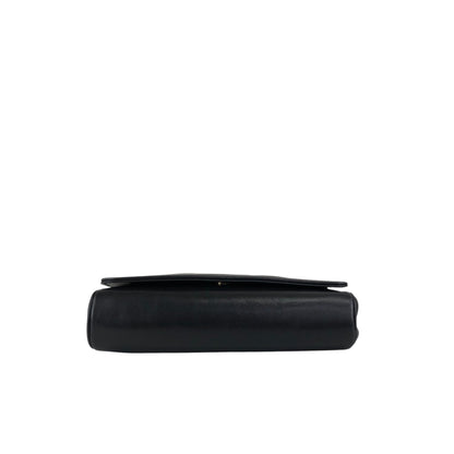 CELINE Blason Shoulder bag Black Vintage tuhbjd
