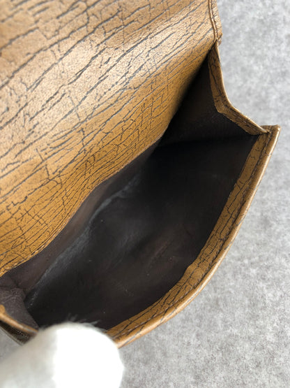 GUCCI Bamboo GG Canvas Folded Wallet Brown Vintage nex8st