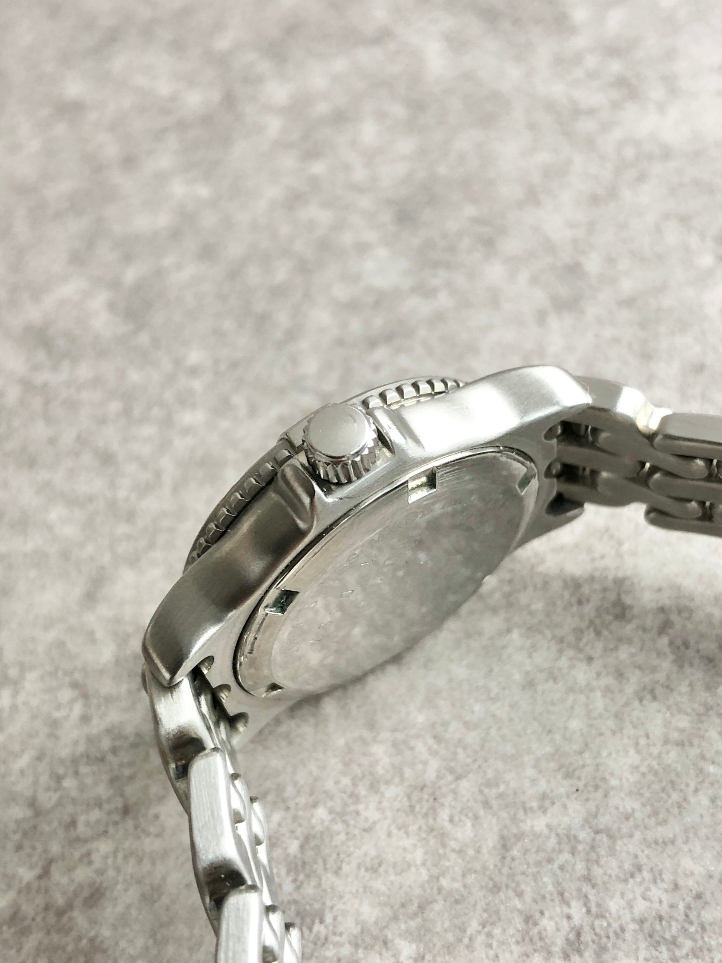 BURBERRY Quartz Watch Silver Vintage uzzmff