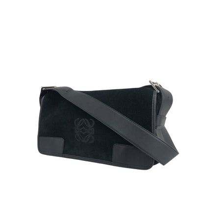 LOEWE Anagram Shoulder bag Black Vintage iusjsu