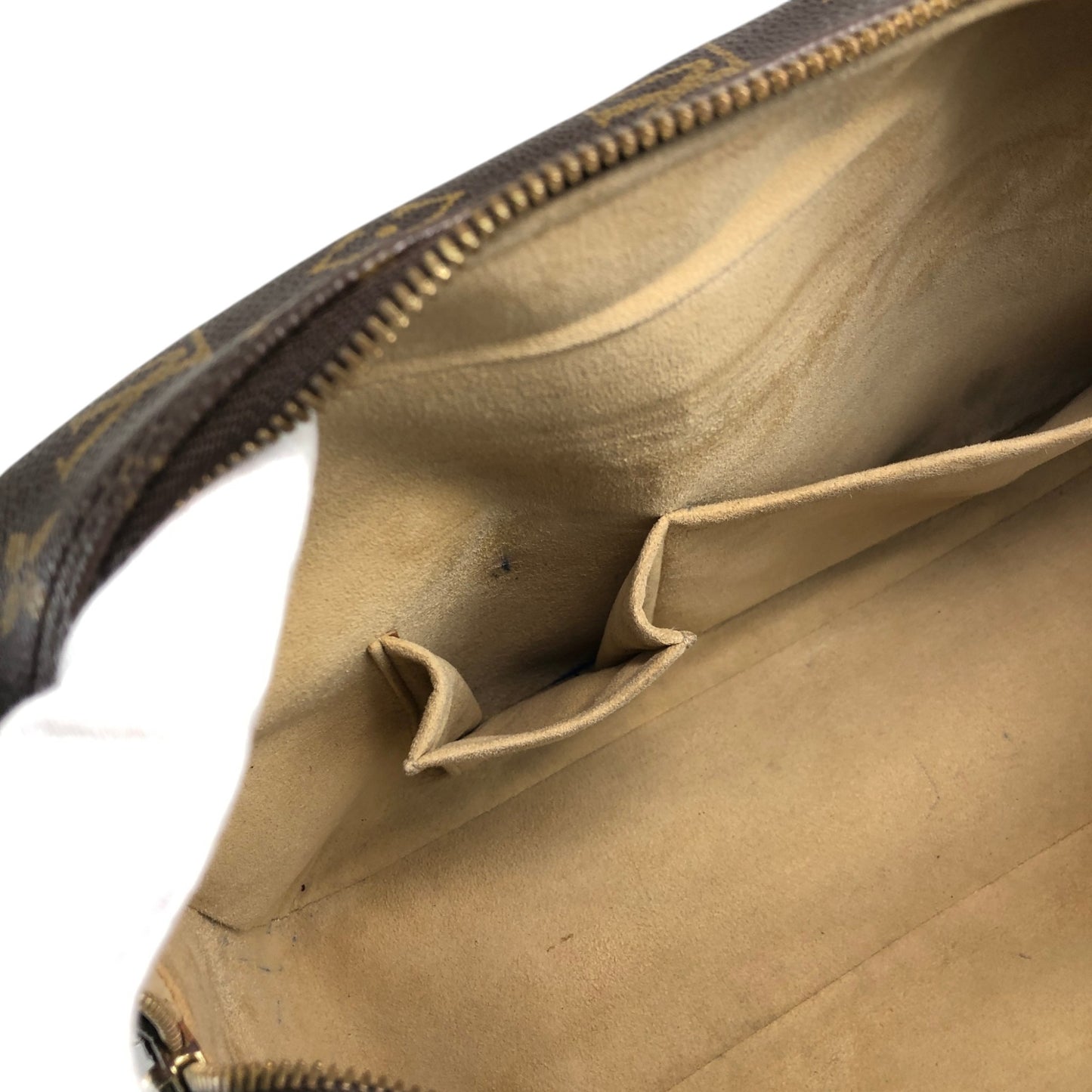 LOUIS VUITTON Monogram Totebag Brown Vintage su5r5b