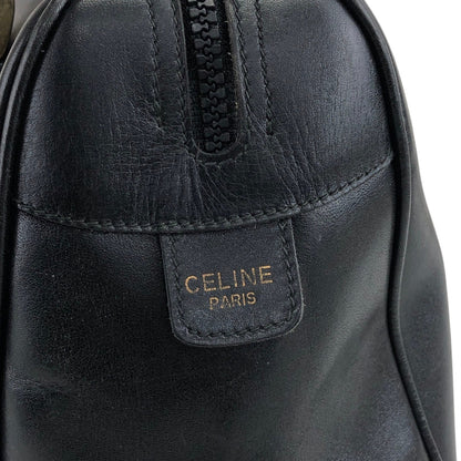 CELINE Blason Handbag Boston bag Black Vintage pva3th